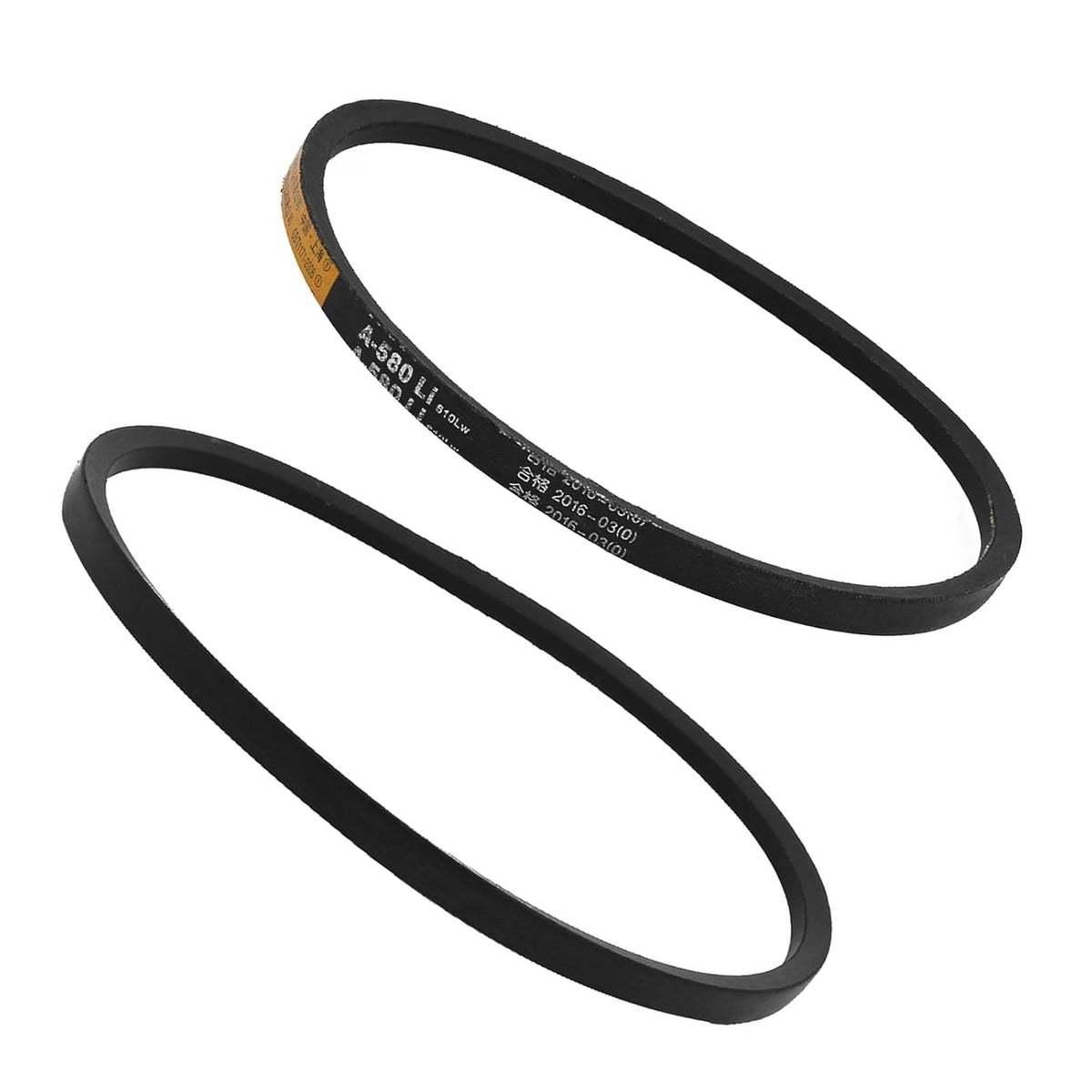 A580 & A660 Rubber Transmission Drive Belt V-Belt 12mm and 13mm Wide 8mm Thick for Washing Machine