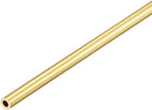 Brass Round Tube, 300mm Length 4.5mm OD 1mm Wall Thickness, Seamless Straight Pipe Tubing