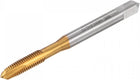 Spiral Point Taps, M5 x 0.8 + 0.1 Metric Titanium Coated Cobalt High Speed Steel Machine Thread Milling Screw Threading Tap