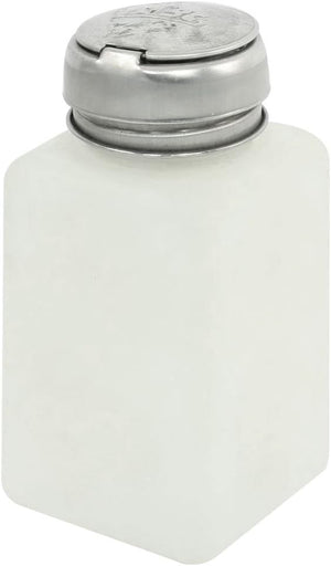 Lab Industry Liquid Alcohol Liquid Press Bottle Container W Pump Cap 200ml White