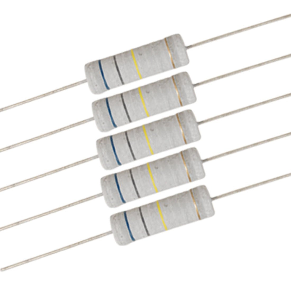 10 x 5W 700V 680K ohm 680KR Metal Oxide Film Resistors