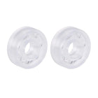 694 Deep Groove Ball Bearings 4mm Bore 11mm OD 4mm Thick PP Plastic Open Type Glass Balls 2pcs