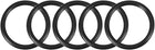Nitrile Rubber O-Rings 35mm OD 25mm ID 5mm Width, Metric Sealing Gasket for Automotive Machine Plumbing, Pack of 5