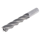 Silver Tone Helical Groove 4 Flute 20x20x100x160mm End Mill
