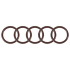 Fluorine Rubber O-Rings 23mm OD 18mm ID 2.5mm Width, Metric FKM Sealing Gasket, Pack of 5