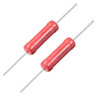 3W Power Rating 500K Ohm High Voltage Glass Electric Film Resistor 2 Pcs