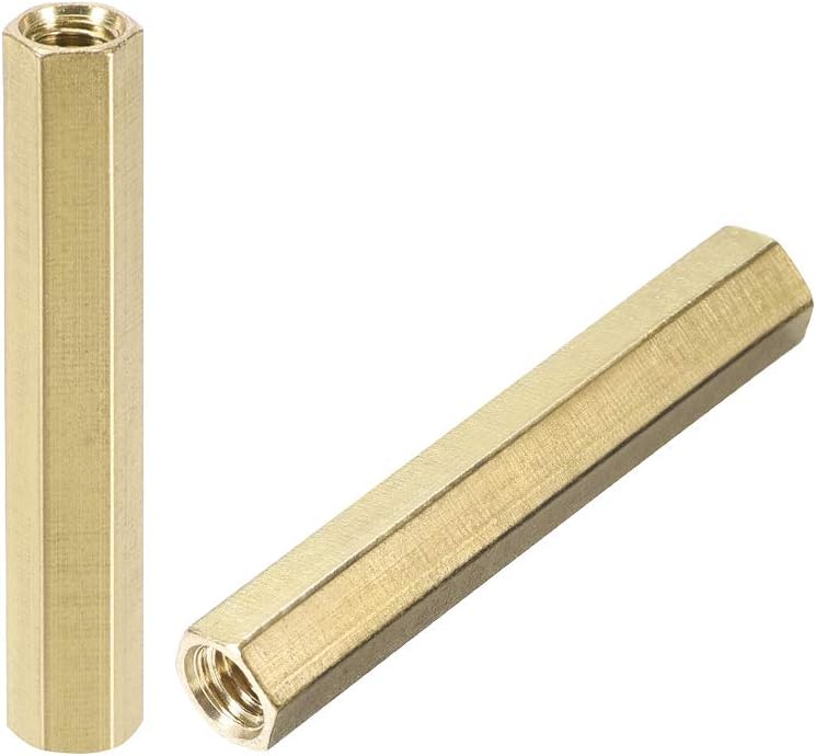 M6x50mm Female-Female Hex Brass PCB Motherboard Spacer Standoff for FPV Drone Quadcopter, Computer & Circuit Board 2pcs