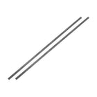 2Pcs Square Steel Bar Stock, 13/64"x13/64"x12"(5mmx5mmx305mm) A36 Square Steel Rod Bars Precision Key Stock for Keyways Structural Support Industrial Machinery DIY Craft
