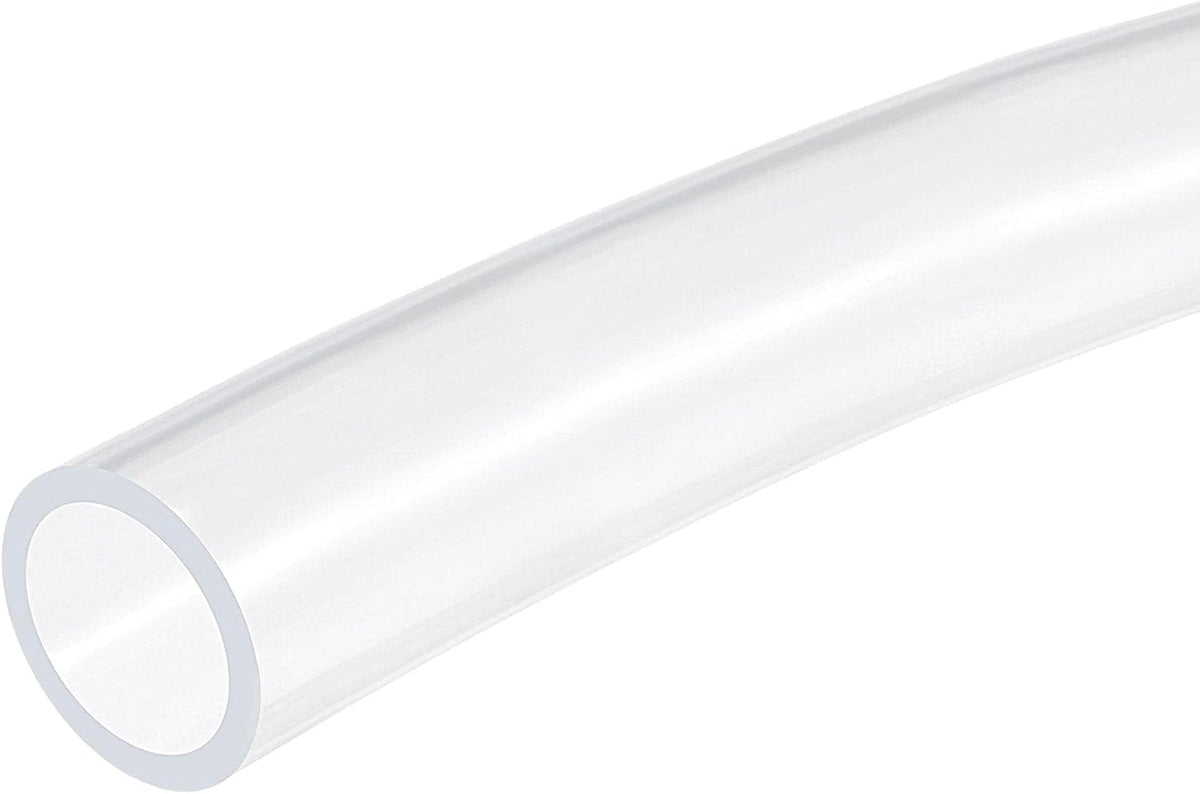 PVC Clear Vinyl Tubing, 20mm ID 25mm(1-inch) OD 6.6ft Plastic Pipe Air Water Hose
