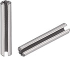 Slotted Spring Pin - M1.5 x 8mm 304 Stainless Steel Split Spring Roll Dowel Pins Plain Finish 100Pcs