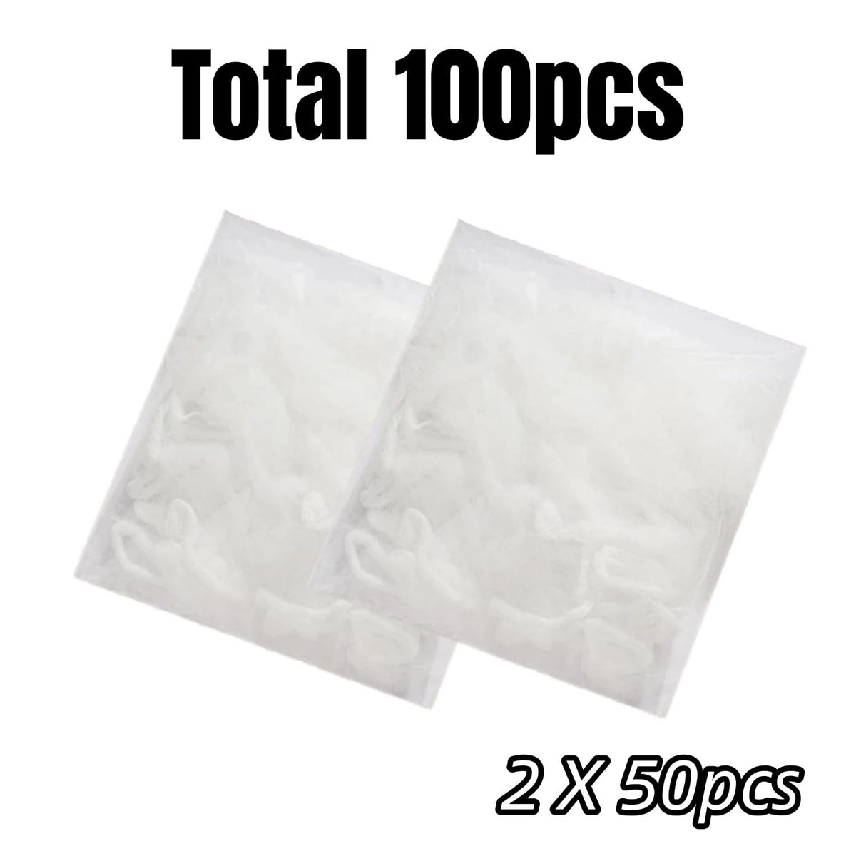 LinkMejor 100pcs Weiße Küchenspülabdeckelbeutel (Filter nicht enthalten)