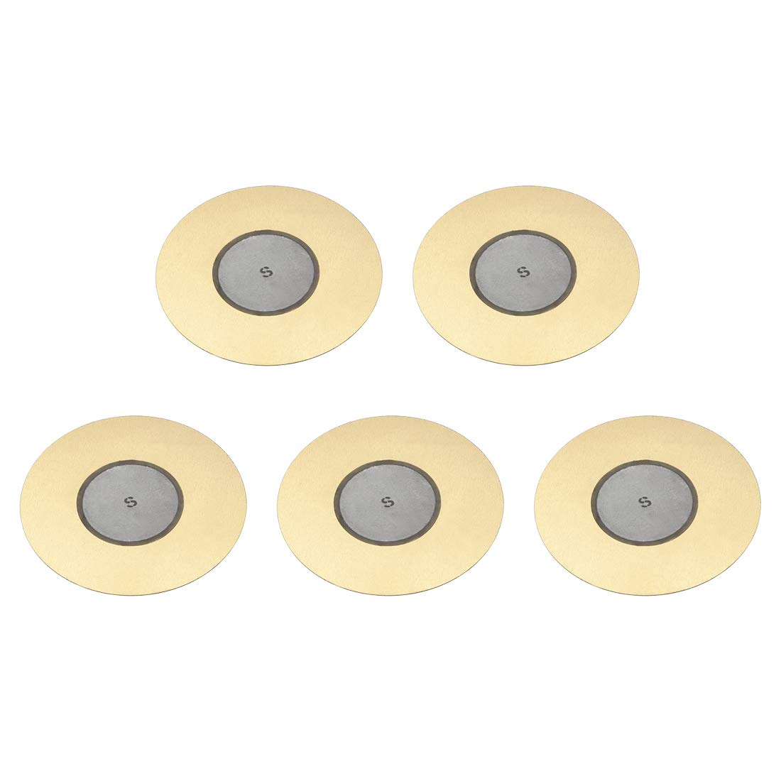 5 Pcs Piezo Discs 50mm Acoustic Pickup Transducer Ceramic Trigger Buzzer Drum Guitar