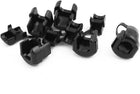 5Pcs 7N-2 Round Cable Wire Strain Relief Bush Grommet 16mm Diameter Black
