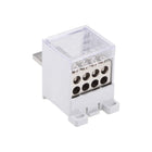1 in 8 Out DIN Rail Terminal Blocks 690V 400A Max Input Distribution Block for Circuit Breaker