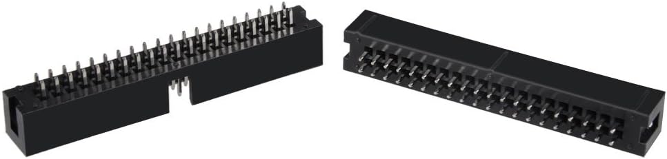 20Pcs 2.54mm Pitch 2x20-Pin Double Row Straight Connector Female Pin Header Strip PCB Board Socket