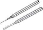 20Pcs 0.6mm,1.5mm Carbide End Mill Engraving Milling Cutter CNC Router Bits for PCB Machine, 1/8" Shank