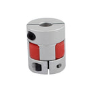 8mm to 10mm Shaft Coupling 30mm Length 25mm Diameter Motor Coupler Aluminum Alloy Joint Connector for DIY Encoder