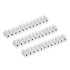 Terminal Strip Screw Terminal Barrier Block 60A 12 Position Dual Row Type H Wire Connector 5pcs