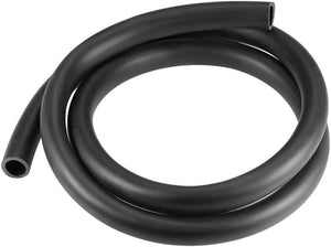 Lubricating Oil Hose, 16mm(5/8") ID x 21mm(53/64") OD 4.92Ft/1.5M Rubber Water Hose Pipe Tubing Black