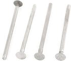 2.35mm x 6mm Silver Tone T Head Diamond Mounted Point 4 Pcs