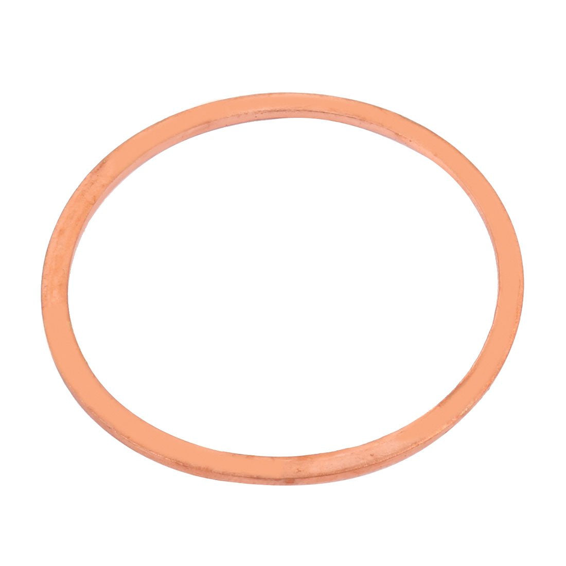 a16072700ux0598 55mm x 48mm x 2mm Flat Ring Copper Crush Washer Sealing Gasket Fastener, Aluminium