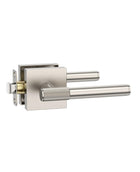 LinkMejor 1 pakke Poleret Satin Nickel Passage Dørlåse