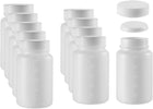 Plastic Lab Chemical Reagent Bottle, 8.5oz/250ml Wide Mouth Type Sample Sealing Liquid Storage Container 10pcs