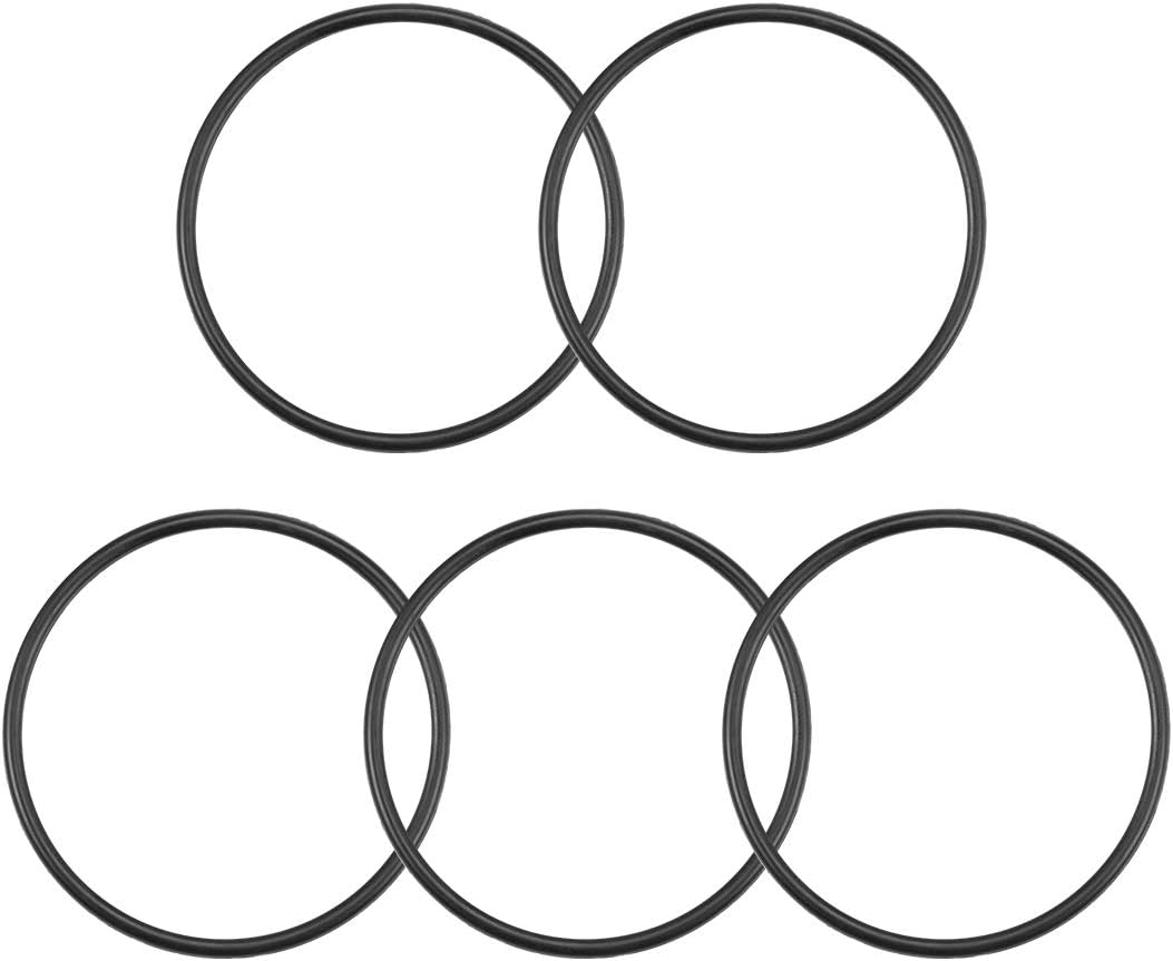 Nitrile Rubber O-Rings 55.3mm OD 50mm ID 2.65mm Width, Metric Nitrile Rubber Sealing Gasket, Pack of 5