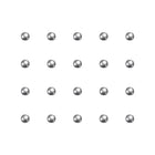 25pcs 1/16" 420 Stainless Steel Bearing Balls G100 Precision