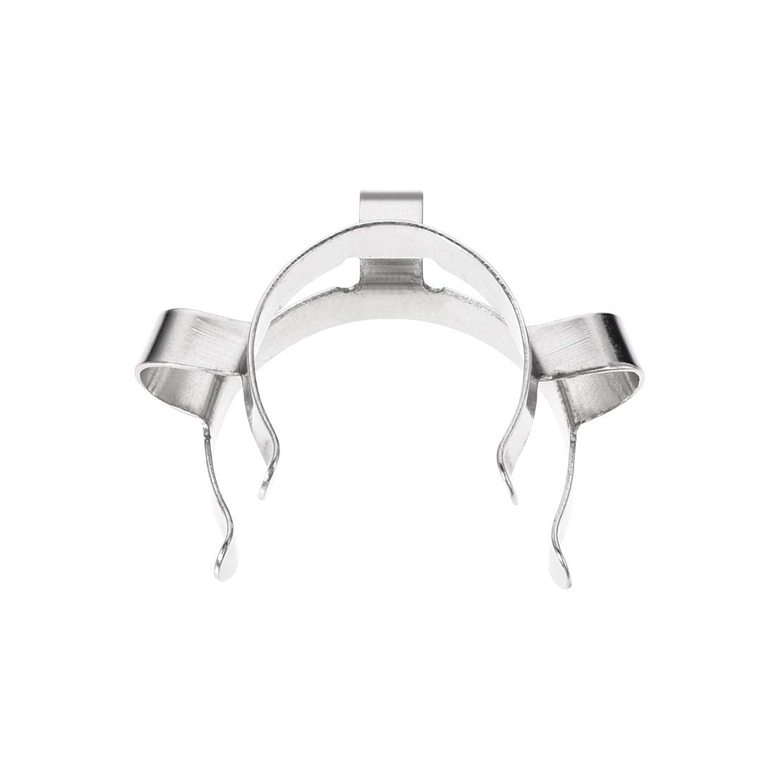 Joint Clip Lab Clamp Mounting Clips for 24/29mm 24/40mm Glass Taper Joints Laboratory Connector Silver Tone