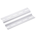 5pcs Aluminum DIN Rails, 6 Inches Long, 35mm Wide, 7.5mm High, C45 Terminal Blocks Contactor Din Rails Terminal Blocks