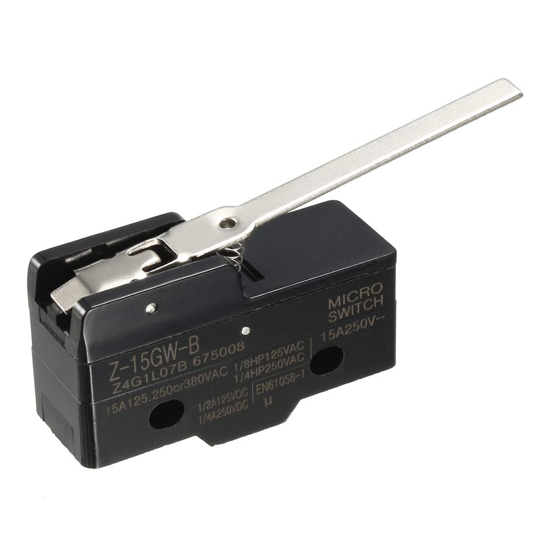 Z-15GW-B 1NO + 1NC Long Hinge Lever Type Miniature Micro Switch