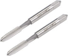 Metric Machine Tap Left M6 Thread 1 Pitch H2 Accuracy 3 Flutes High Speed Steel 2pcs