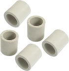 5 Pcs 25mm Inner Diameter Straight PPR Pipe Connectors Fittings Gray