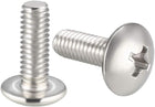 Machine Screws, M4x12mm Phillips Screw, 304 Stainless Steel, Fasteners Bolts 50Pcs