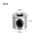 20pcs Set Screw Collars 3mm Bore Shaft Collars, 8mm OD, 7mm Width, Drill Stop Collar, Stainless Steel Drill Bits Depth Collars