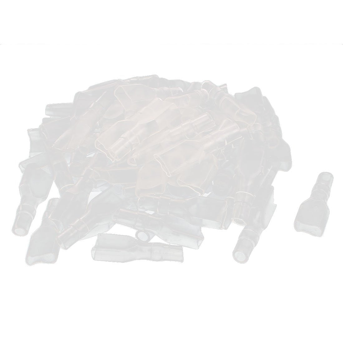 Replacement Female Spade Wire Terminal Insulated Sleeve 65 Piece, 6.3 mm