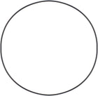 Nitrile Rubber O-Rings 220mm OD 213.8mm ID 3.1mm Width, Metric Nitrile Rubber Sealing Gasket, Pack of 5