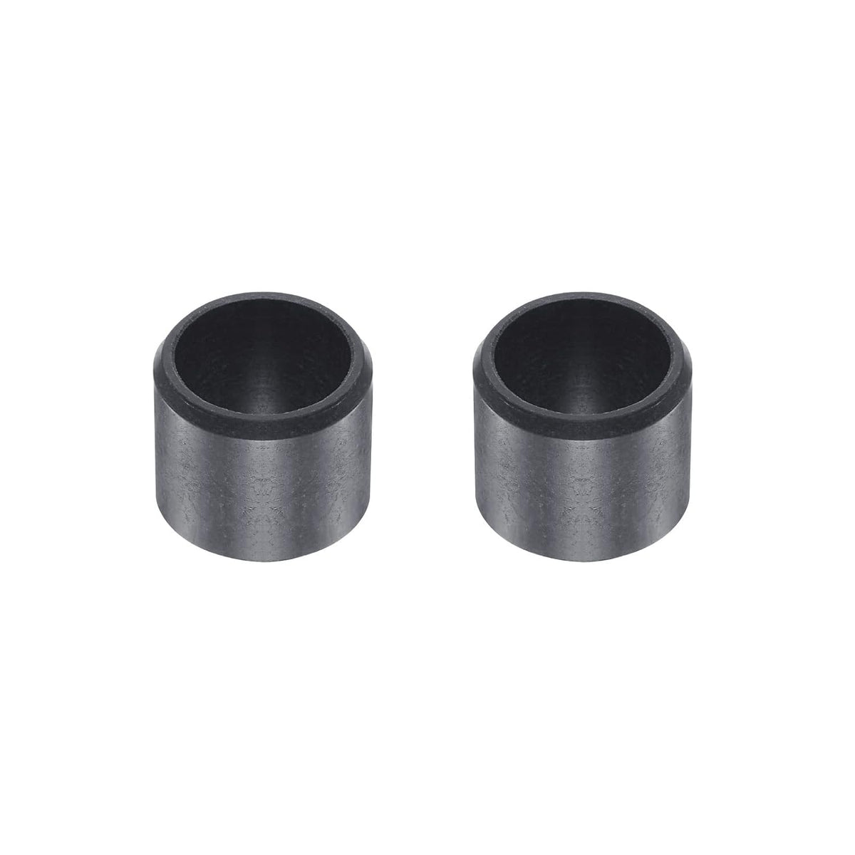 Sleeve Bearings 8mm Bore 10mm OD 6mm Length POM Wrapped Oilless Bushings Black 2pcs