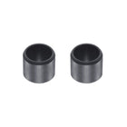 Sleeve Bearings 8mm Bore 10mm OD 6mm Length POM Wrapped Oilless Bushings Black 2pcs