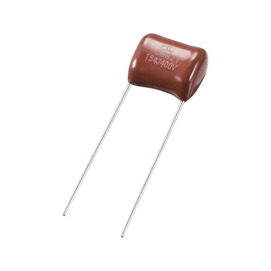 CBB21 Metallized Polypropylene Film Capacitors 400V 0.15uF for Electric Circuits Energy Saving Lamp Pack of 10