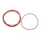5Pcs Red 70mm x 1.5mm Silicone Rubber Gasket O Ring Sealing Ring Heat Resistant