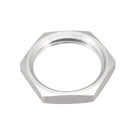 Pipe Fitting Hex Locknut SUS304 Stainless Steel G1/2 Inch Female Threaded