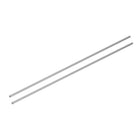 2pcs Linear Motion Rod Shaft Guide 5mm x 300mm (0.197" x 11.81") Case Hardened Steel Chrome Plated, Metric Linear Rail Rod for 3D Printer, CNC Machine