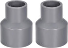 PVC DWV Reducing Coupling Schedule 40 Gray 20mm x 32mm Socket 2Pcs