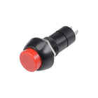 20Pcs,12mm Red Momentary Push Button Switch Round Flat Button SPST 1NO