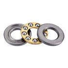 a12071000ux0781 12mm x 6mm x 4.5mm Silver Tone Metal Ball Thrust Bearing, 0.24 Metal