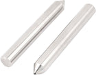 6mm Dia 50mm Long Round Shank Diamond Dresser Silver Tone 2 Pcs