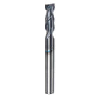 Carbide Square End Mill, 1/4" Diameter TiAlN Coated 2 Flutes Milling Bit Cutter, for Hardened Steel Stainless Steel Alloy Metal, 1/4" Shank 3/4" Cut Length 2-1/2" Long HRC50