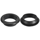 2 Pcs Rubber Grommets, 60mm ID 70mm Drill Hole Double Sided Hollow Firewall Hole Plugs Round Electrical Wiring Gasket, Black